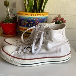 Converse White High Tops